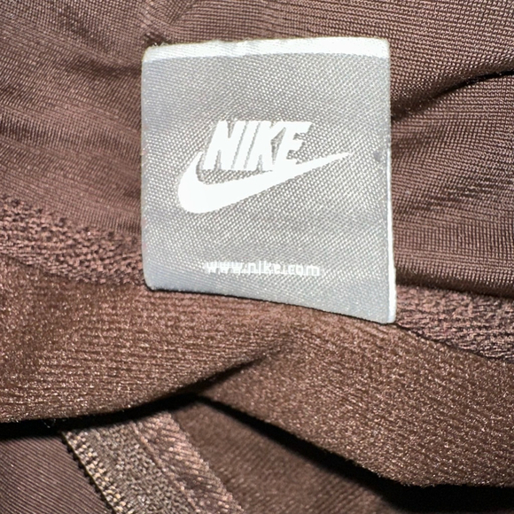 All Stitched Adult Nike Gray Tag Stars Brown Full-Zip Track Jacket XL Mens Gold - Picture 7 of 9